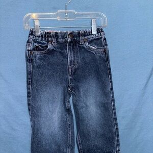 Place Denim Jeans in Dark Blue with White Label